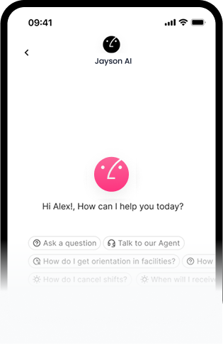 Jason AI prescreening interface